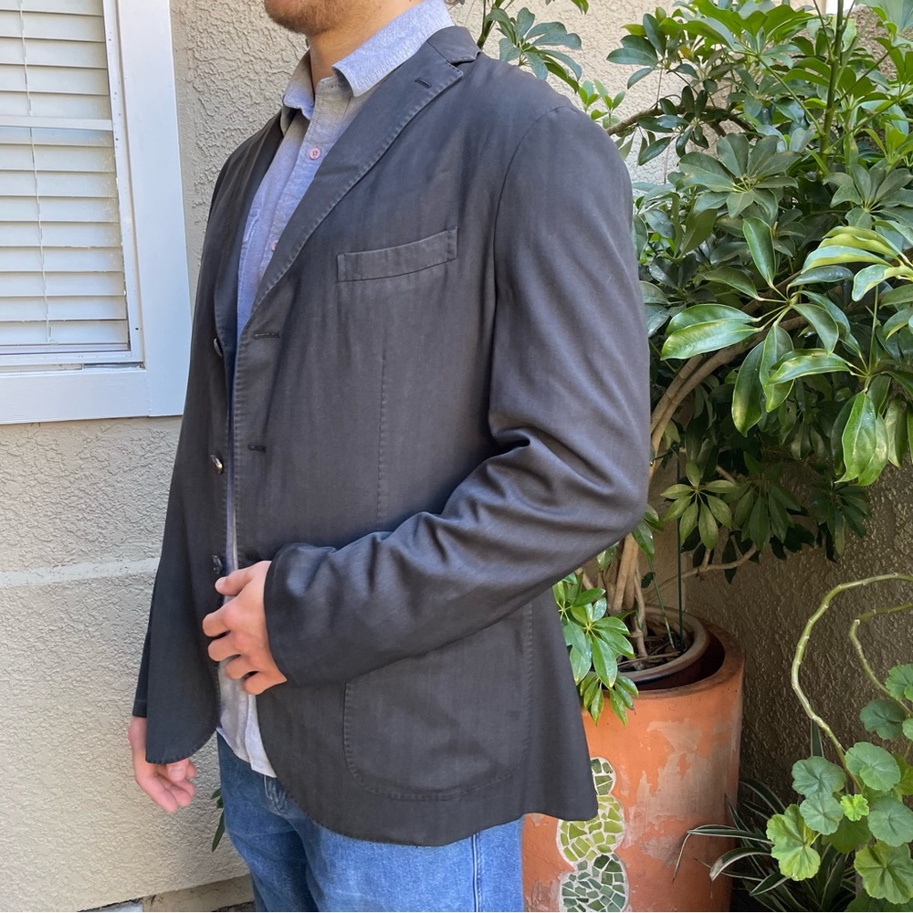 Black Boglioli Milano wool jacket